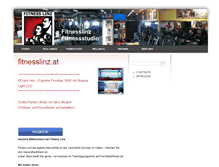 Tablet Screenshot of fitnesslinz.at